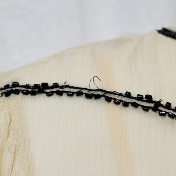 MONSOON cream and black sequence dress * - Picture 7 of 7